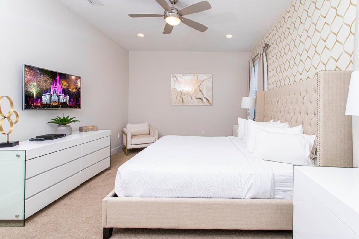 Luxurious 5Bd Private Pool Jacuzzi & Game Room At Encore 7432 Orlando Exteriör bild